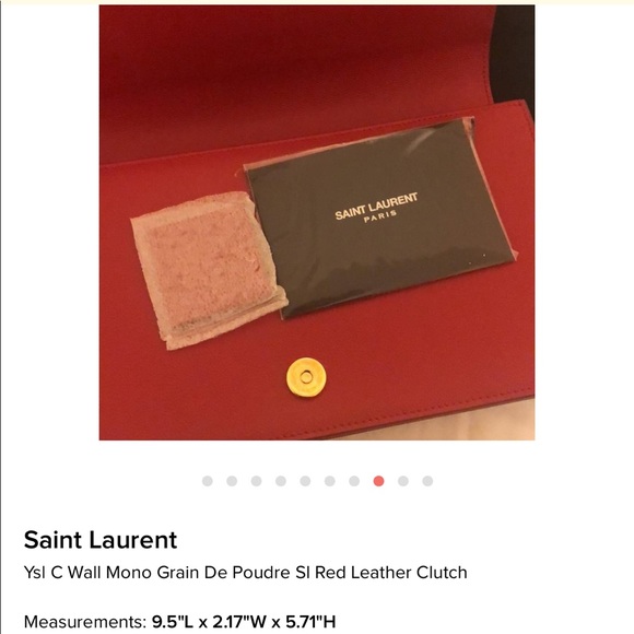 YSL Saint Laurent Clutch Monogram - Picture 6 of 8